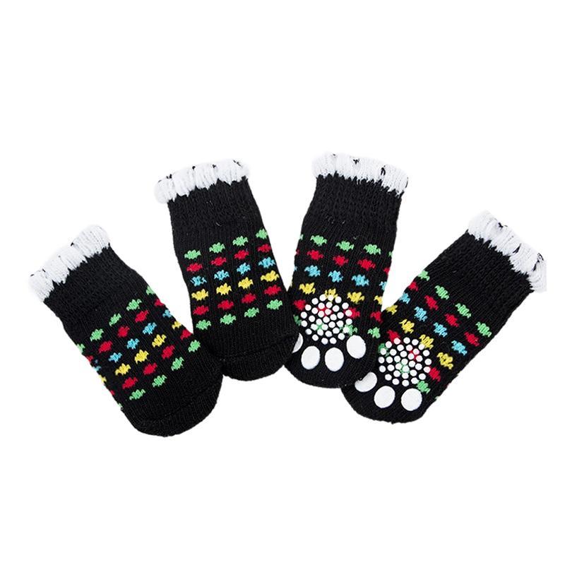 Dog Socks Non-Slip Grip Slip Anti-Skid S M L - Puppy Cat Pet Shoes Slippers