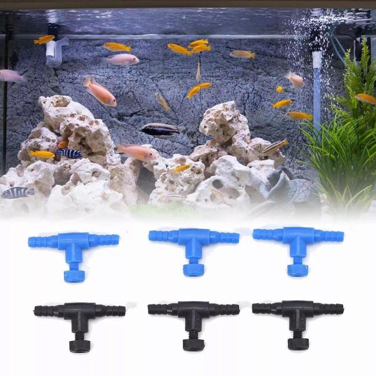 10-30pcs Aquarium Oxygen Pump Regulating Valve Fish Tank Air Control Accessories