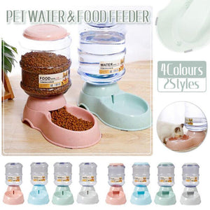 Automatic Pet Feeder – 3.8L Capacity Food and Water Feeder for Pets