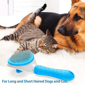 Pet Dog Cat Grooming Comb Brush Removes Undercoat 3 Colours