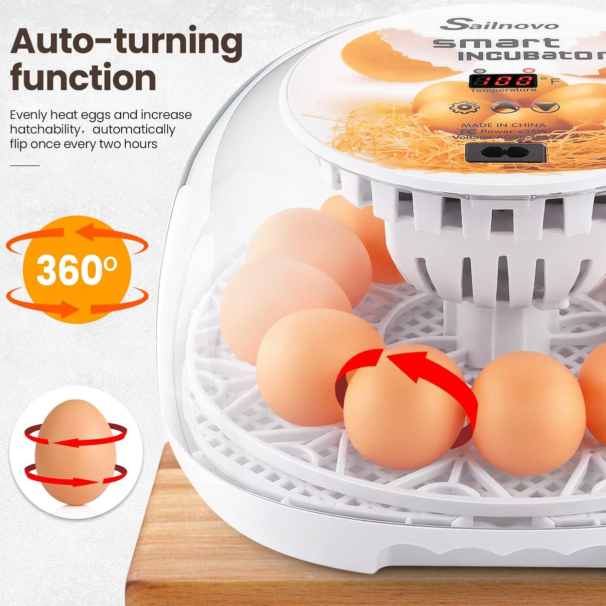 Automatic Small Egg Incubator for Chicken Pigeon