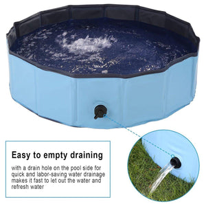 Foldable Pet Swimming Pool for Dogs & Kids 3 Colors