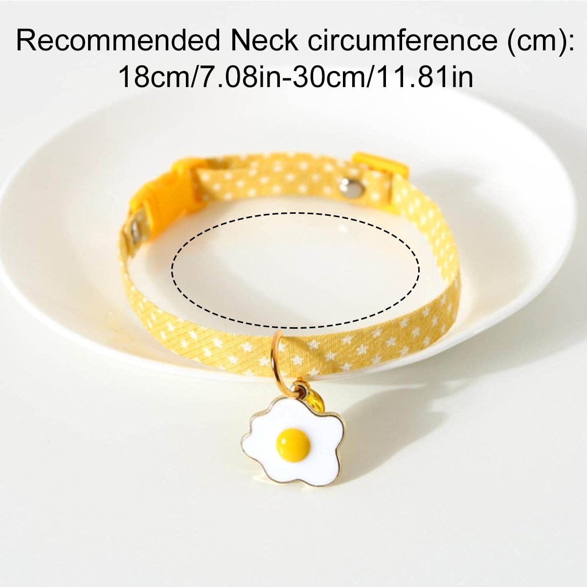 Adjustable Pet Collar with Safety Buckle Bell for Kitten and Dog Necklace