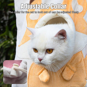 Portable Cat Carrier Bag Pet Sling Breathable & Scratch-Resistant