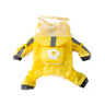 Waterproof Dog Raincoat with Feet Full Coverage Pet Rainy Clothes for Small Dogs