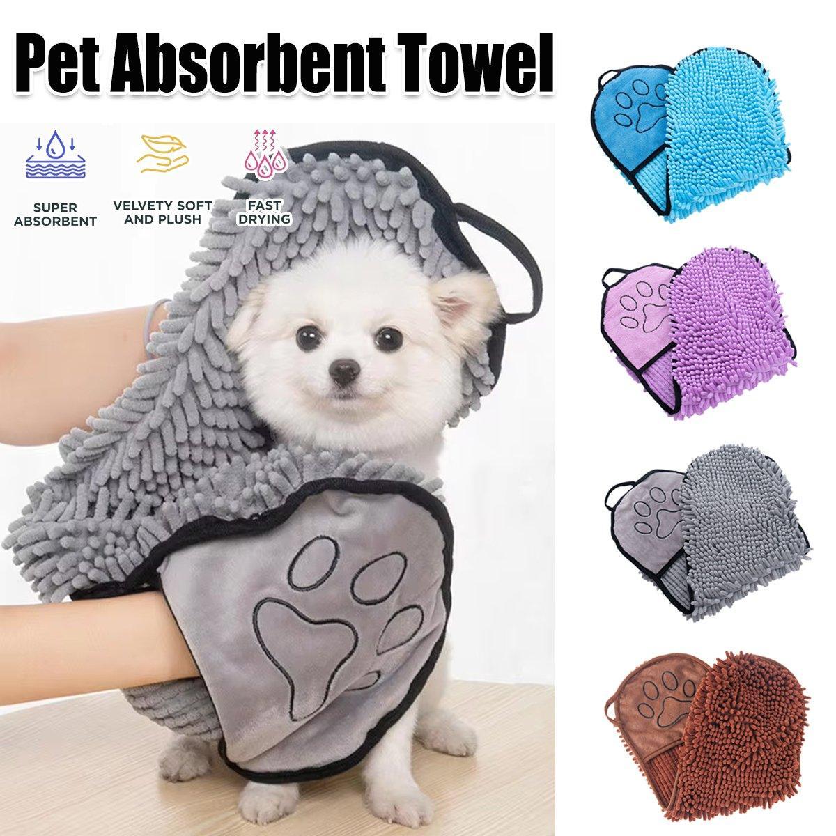 Ultra-Absorbent Pet Towel for Quick Drying Soft Dog Towel for Cats & Dogs