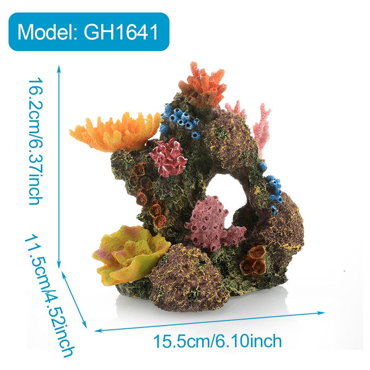 Vibrant Simulation Coral Landscaping Decorations for Aquariums