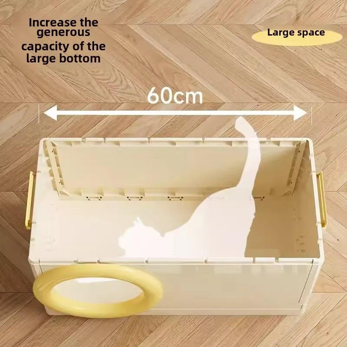 3-in-1 Pet Multifunctional Storage Box Cat Nest Scratcher & Organizer