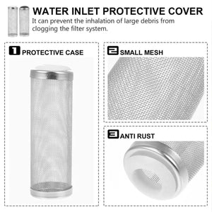 Durable Stainless Steel Aquarium Inlet Protection Cover