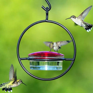 Metal Hummingbird Feeder Simple Design Durable Outdoor Garden Bird Water Feeder