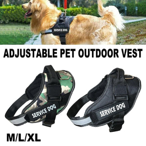 Service Working Dog Vest Training Bite Vest Duty Duty Chest Strap Soft Lining