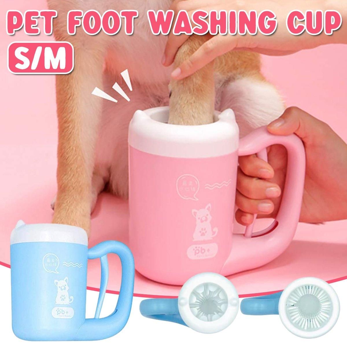 Portable Pet Foot Washing Cup 360° Silicone Paw Cleaner for Cats & Dogs