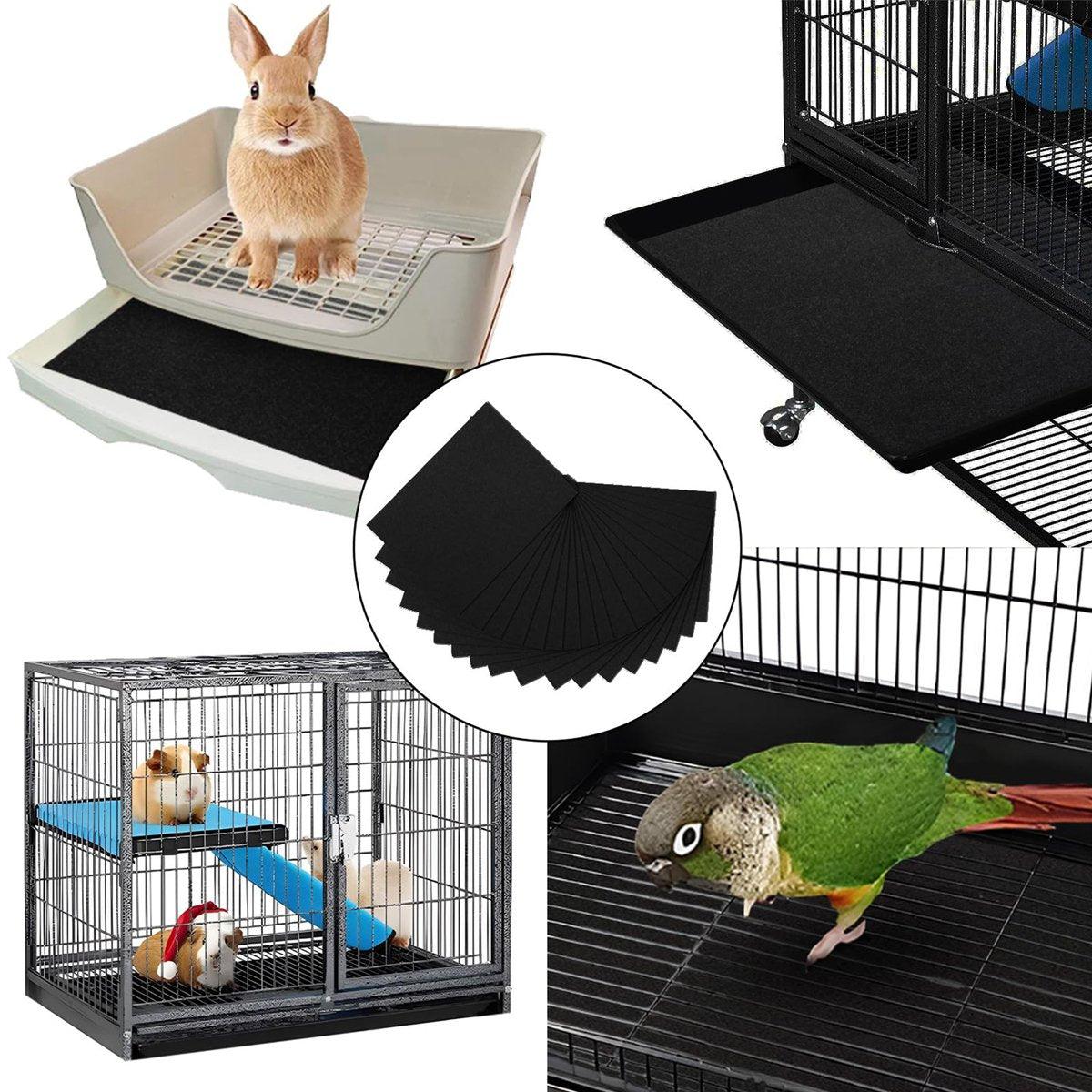 30pcs Disposable Birdcage Lining Large Cage Parrot Absorbent Birdcage Lining