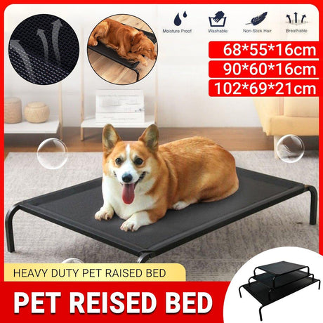 Heavy Duty Pet Raised Bed Elevated Dog Bed