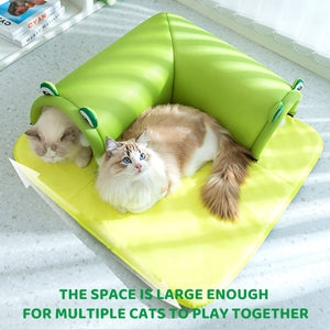 Super Large Double Open Cat Tunnel Bed Cat House