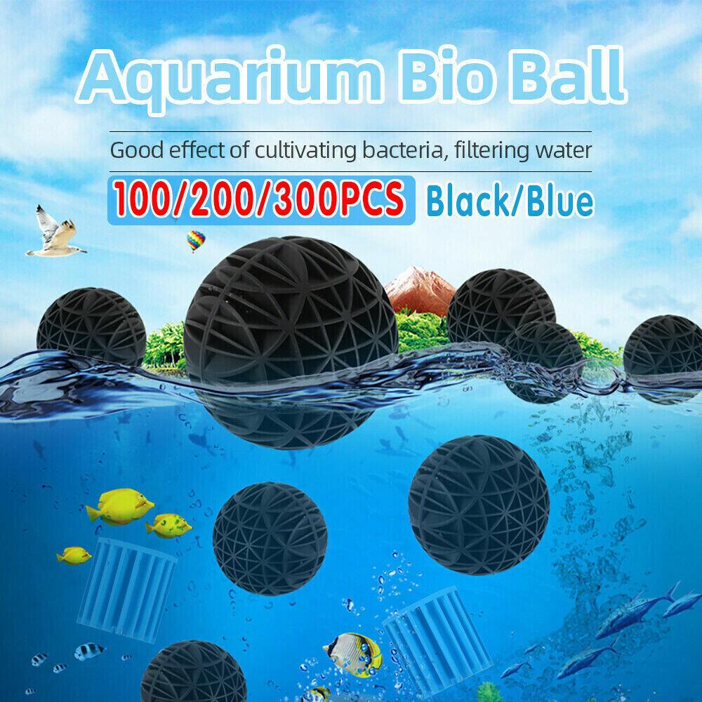 100-300X Bio Balls Aquarium Marine Fish Tank Pond Sump Filter Media Biological