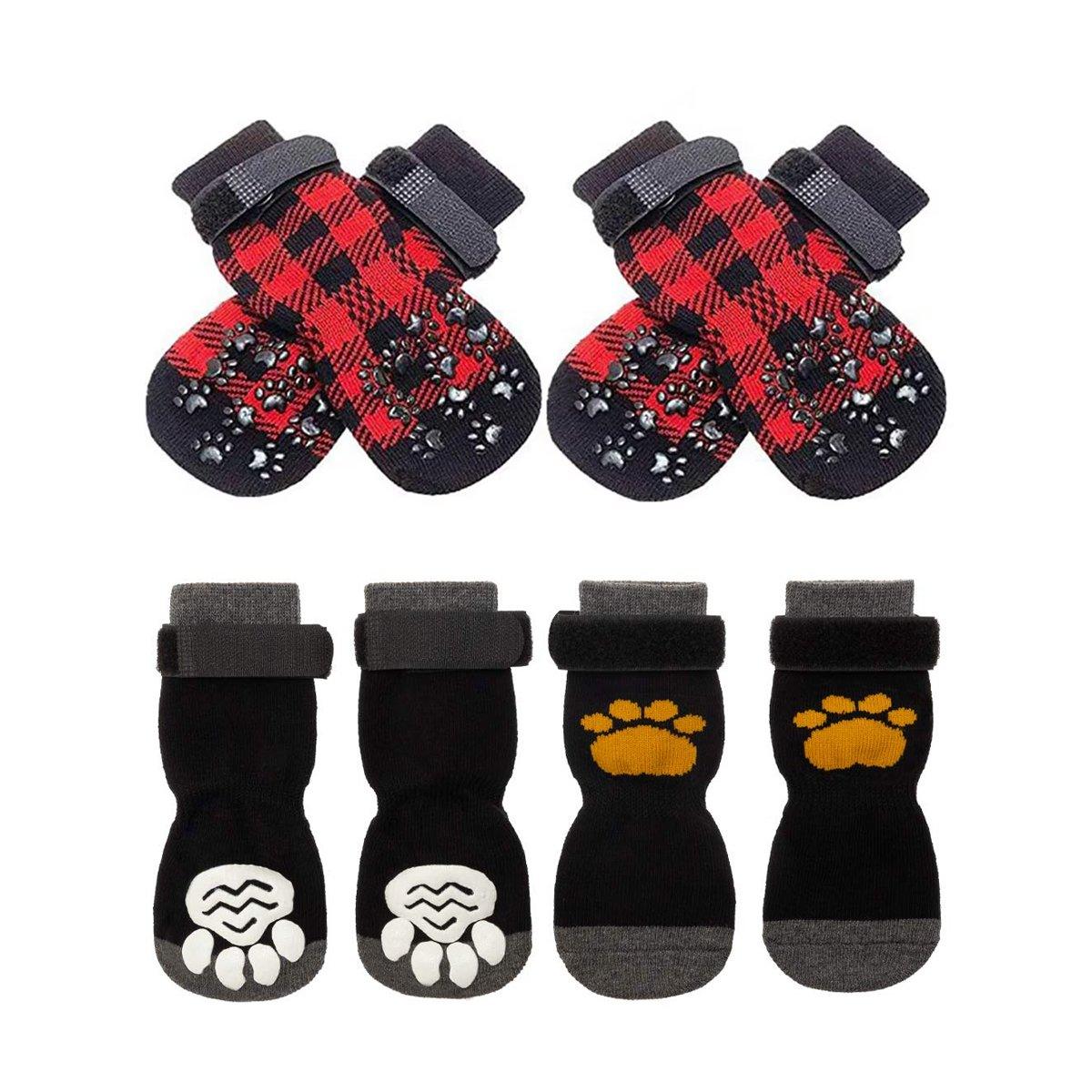 Pet Socks Christmas Dog Socks Warm With Non-slip Bottom