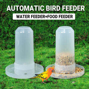 Automatic Bird Feeder Chicken Pigeon Parrot Drinker Water Dispenser Feeder