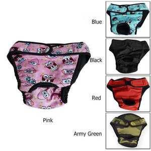 Washable Female Pet Dog Cat Nappy Diaper Physiological Pants Panties Underwear