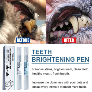 Teeth Brightening Pen for Dog Teeth Cleaning & Tartar Removal