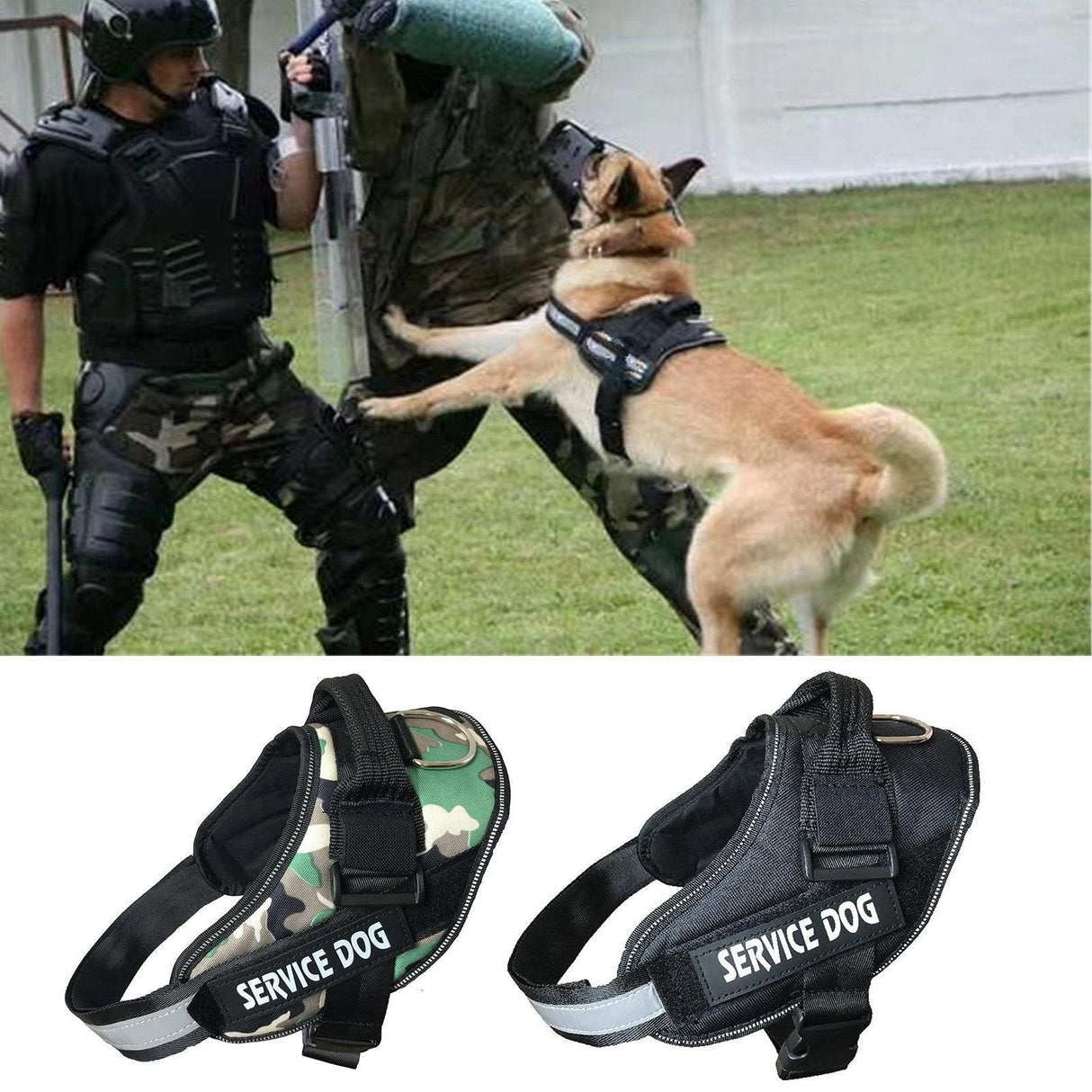 Service Working Dog Vest Training Bite Vest Duty Duty Chest Strap Soft Lining