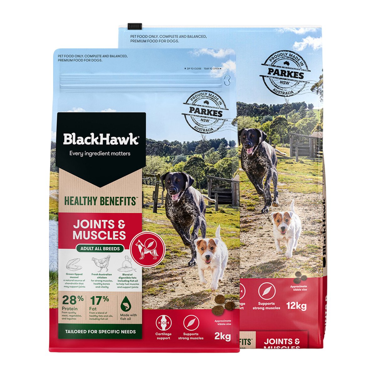 Black Hawk Dog Healthy Benefits Joint and Muscle Dog Food