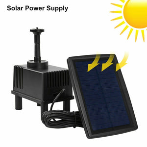 Solar Fountain for Garden and Pond with Filter Pump