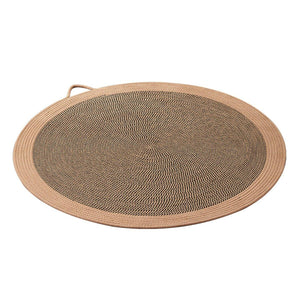 Woven Rattan Cat Scratching Mat Durable Scratch Board & Sleeping Pad