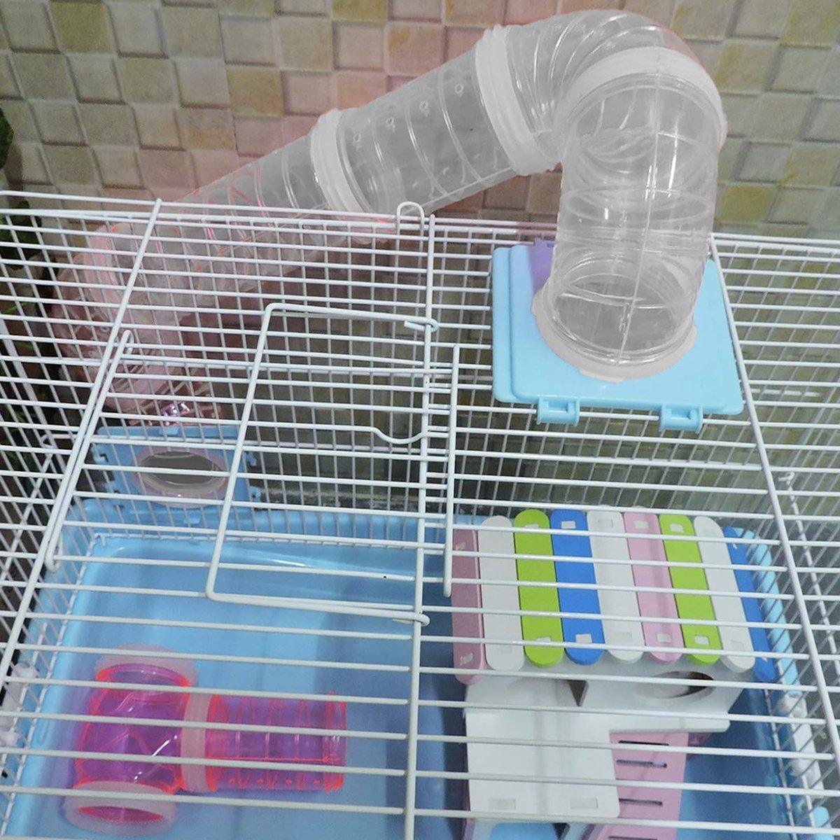 8X Hamster Tubes Cage Tunnel For Squirrel Guinea Pig Hedgehog