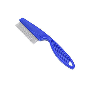 Premium Metal Lice Comb - Fine Toothed Flea & Nit Removal with Handle