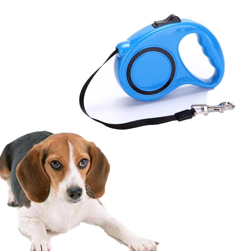 3/5M Retractable Dog Lead Leash Long Stong Extendable Lockable Rope Heavy Duty