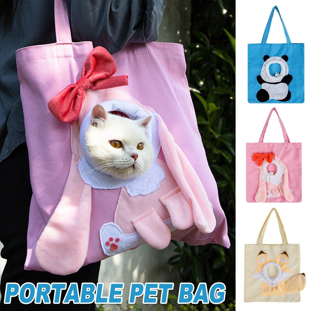 Portable Cat Carrier Bag Pet Sling Breathable & Scratch-Resistant