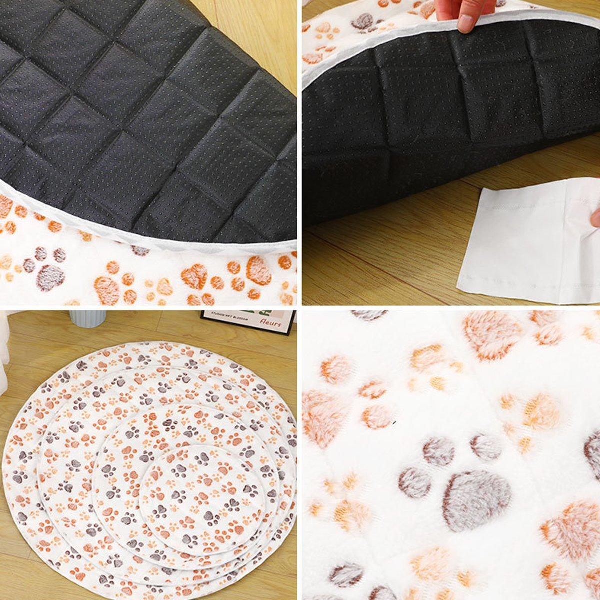 Round Waterproof Dog Pad Breathable & Non-Slip for Pets