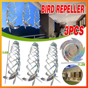 Rotating Reflective Rod Bird Deterrent - Effective Bird Control