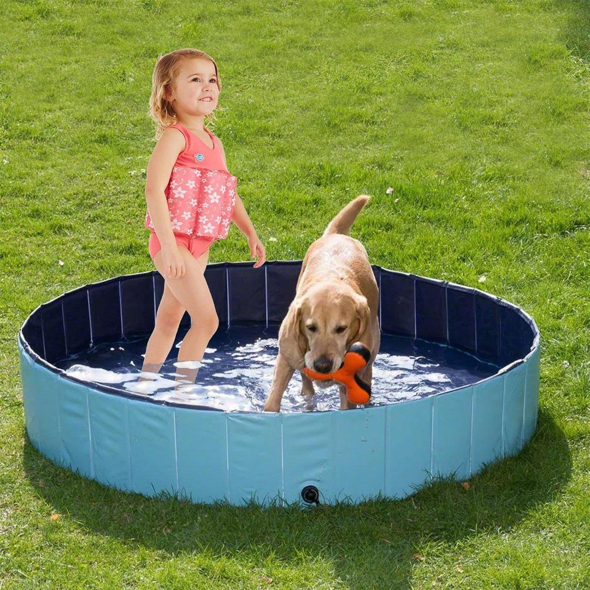 Foldable Pet Swimming Pool for Dogs & Kids 3 Colors