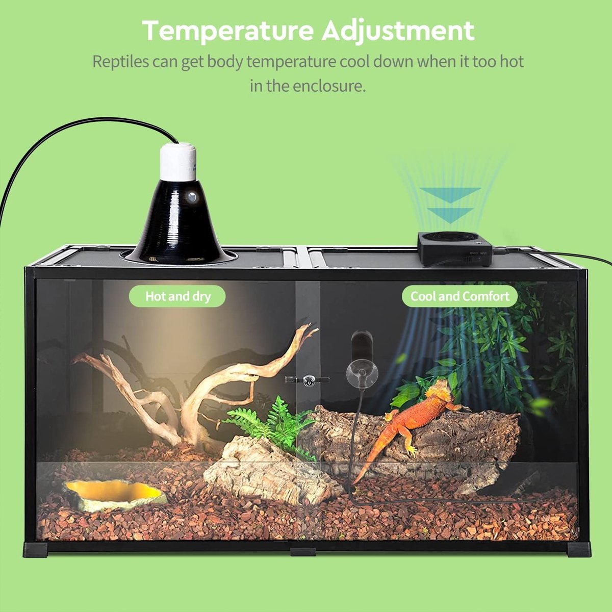 Intelligent Aquarium Fan for Temperature Control