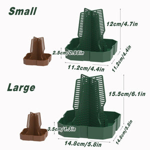 Reptile Feeding Basin with Anti-Escape Design