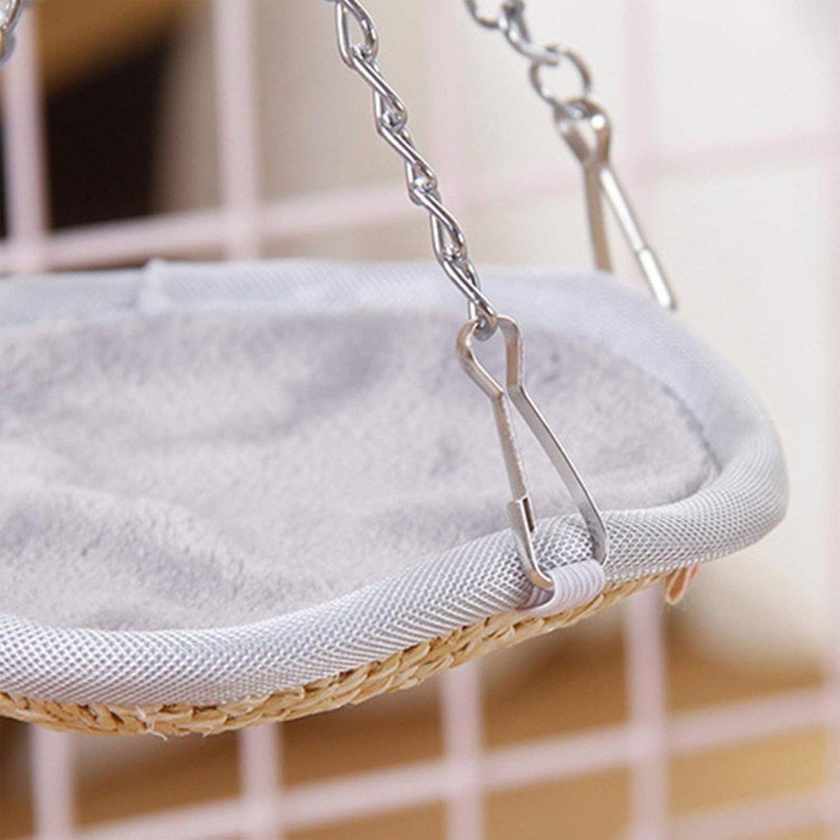 Reversible Hanging Hamster Toy Hammock for All Seasons