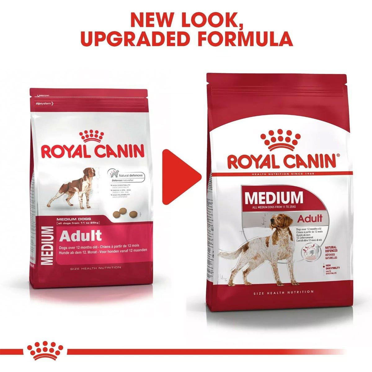 Royal Canin Medium Adult Dry Dog Food 4kg/15kg