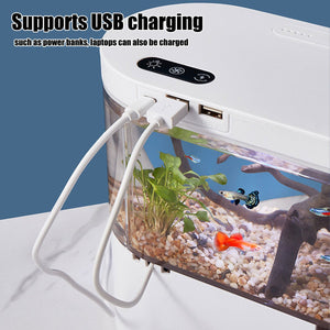 Mini Self-Circulating Desktop Small Fish Tank