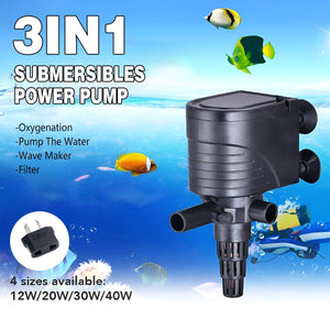 3in1 Mini Internal Fish Tanks Filter