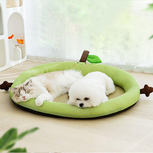 Summer Cartoon Dog Bed Breathable Pet Mat Summer Kennel