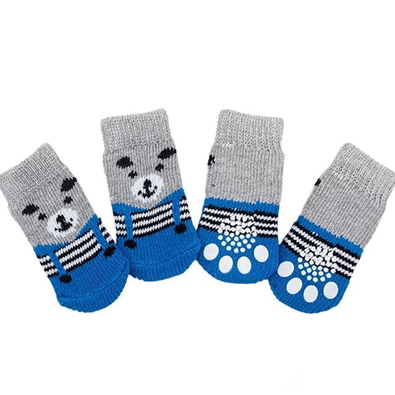 Dog Socks Non-Slip Grip Slip Anti-Skid S M L - Puppy Cat Pet Shoes Slippers