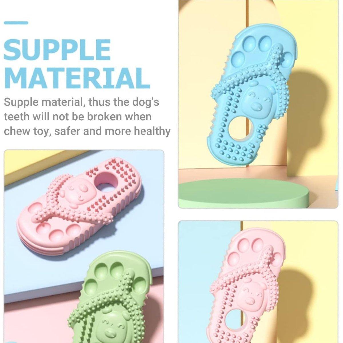 Pet Toys Bite Slippers Dog Chewing Molars Bite Resistant Cleaning Toys Cat Toys