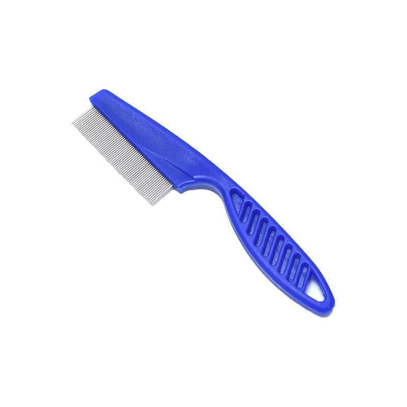 Premium Metal Lice Comb - Fine Toothed Flea & Nit Removal with Handle