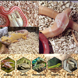 Natural Corn Cob Reptile Bedding Eco-Friendly 1000g Substrate for Reptiles