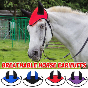 Harness Supplies Equestrian Supplies Breathable Mesh Cloth Horse Earmuffs