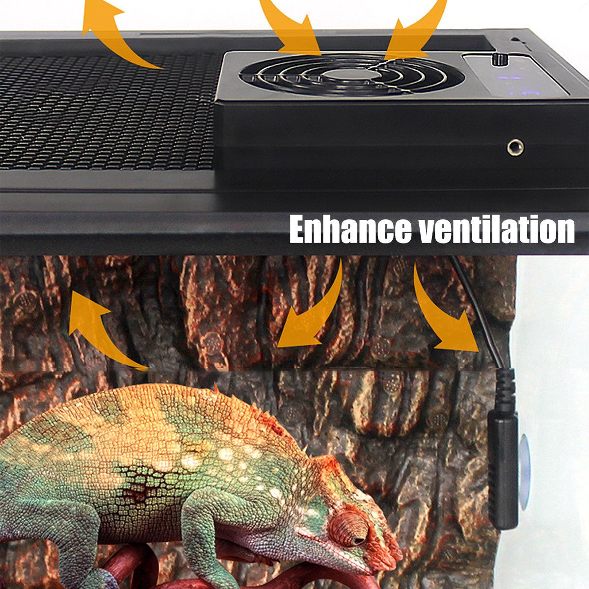 Ventilation Fans For Reptile Enclosure Temperature Controlled Fan