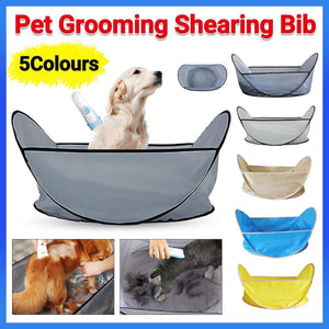 Pet Grooming Shearing Haircut Bib for Pets 5 Colors