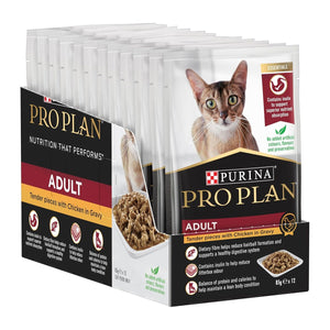 ProPlan Cat Gravy Chicken Wet 12*85g